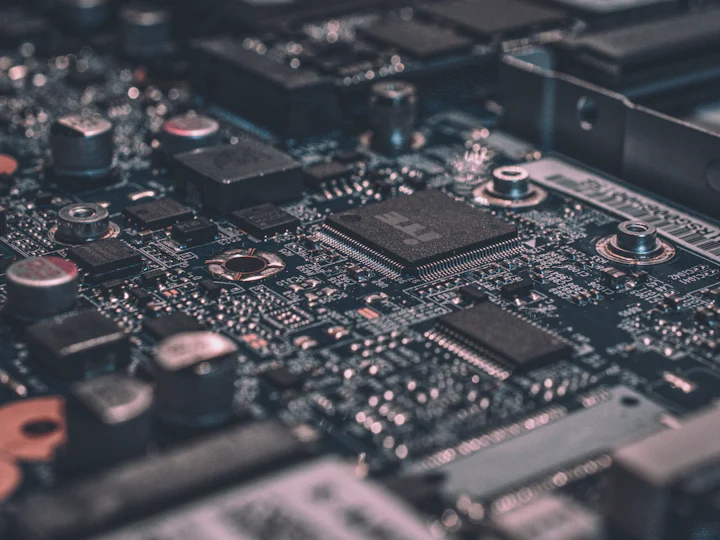 Close-up of a circuit board