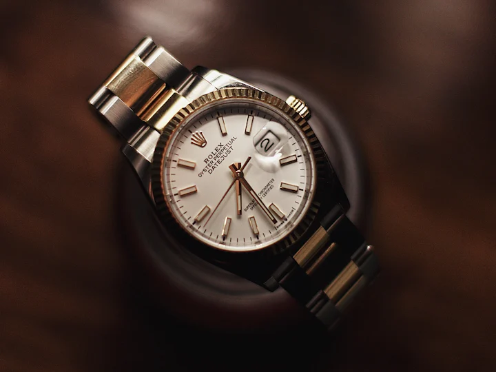 Wristwatch close-up
